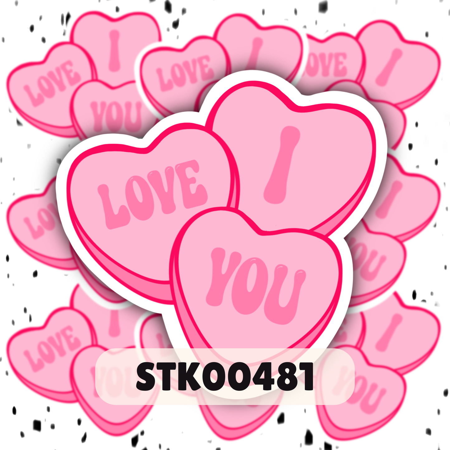 I Love You Stickers
