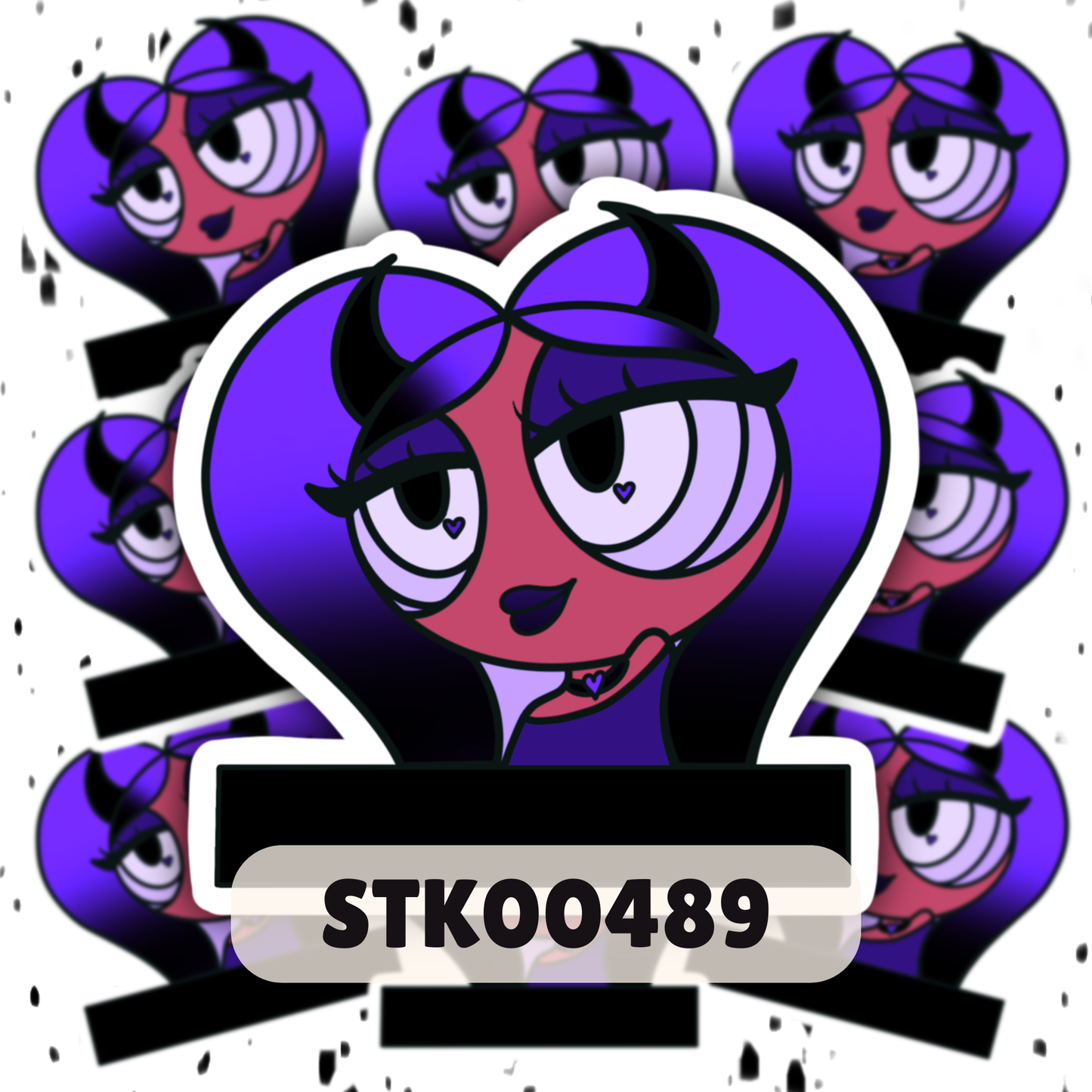 Devilish Beauty Stickers ~ Halloween Collections