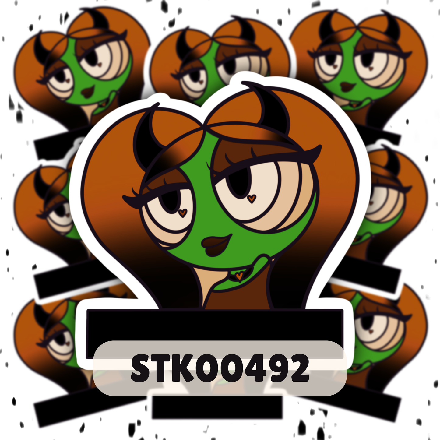 Devilish Beauty Stickers ~ Halloween Collections