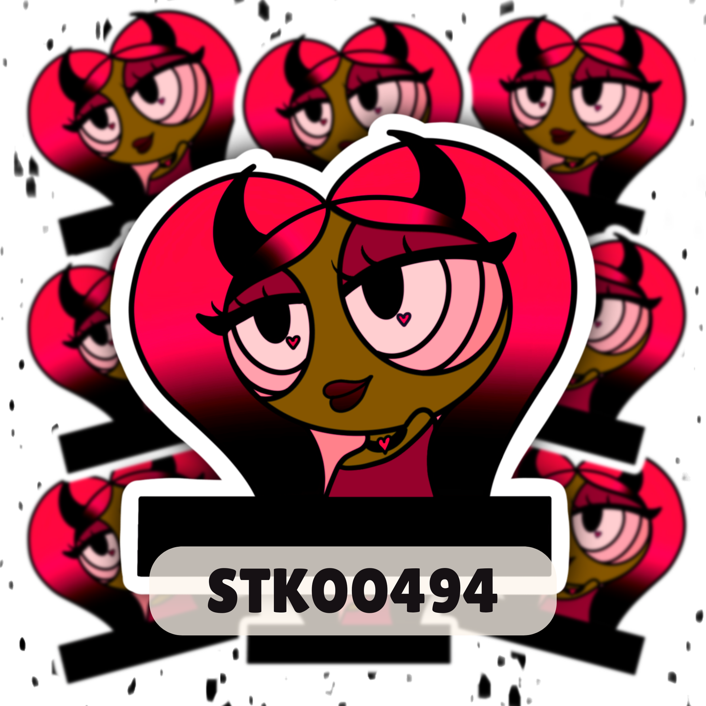 Devilish Beauty Stickers ~ Halloween Collections