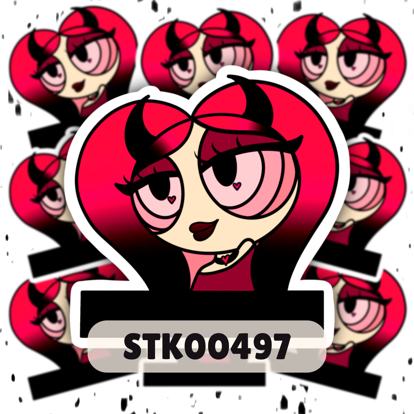 Devilish Beauty Stickers ~ Halloween Collection