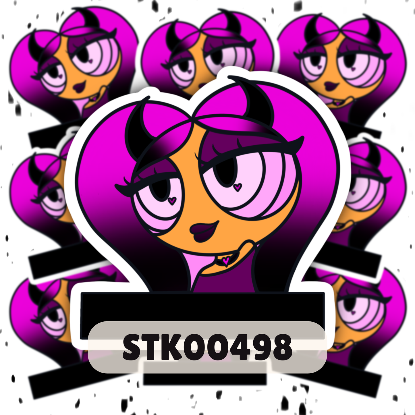 Devilish Beauty Stickers ~ Halloween Collection