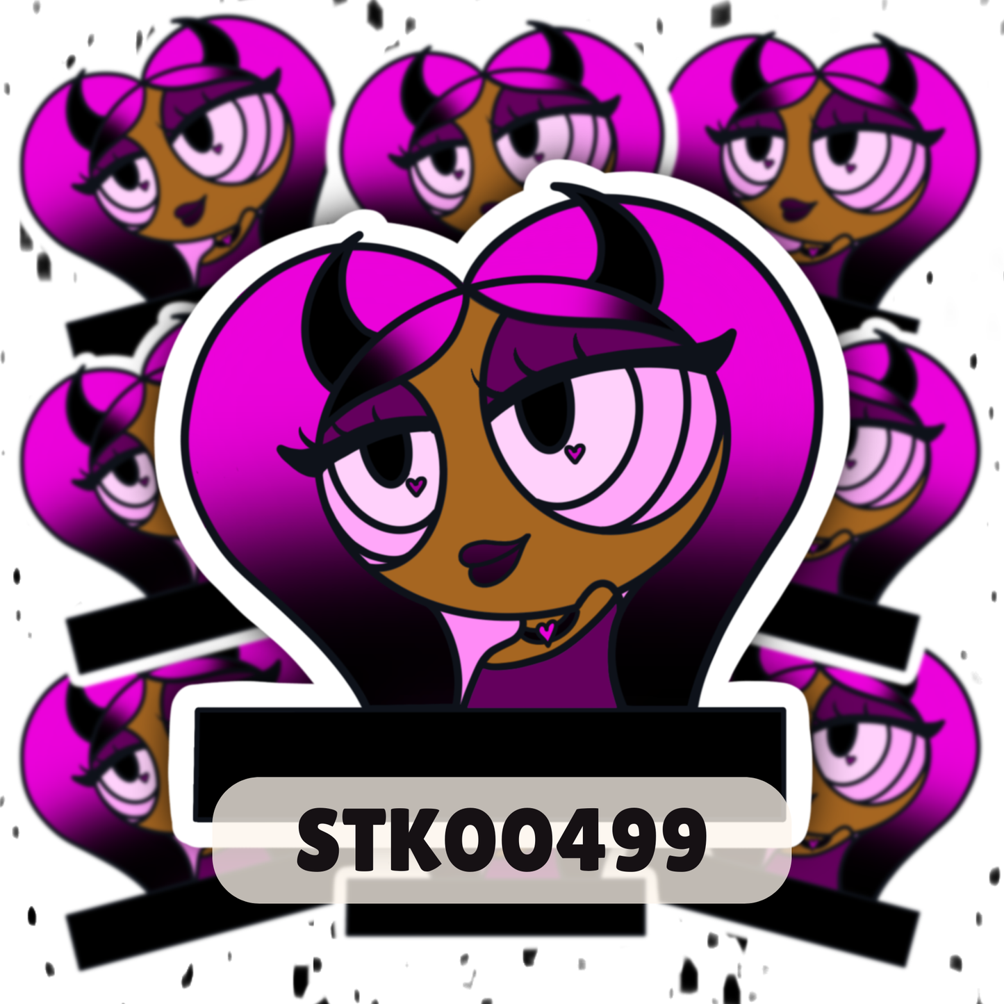 Devilish Beauty Stickers ~ Halloween Collection