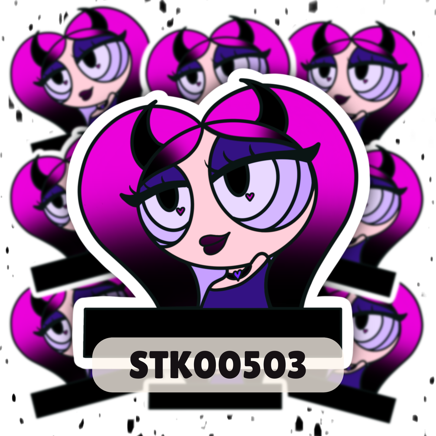 Devilish Beauty Stickers ~ Halloween Collection