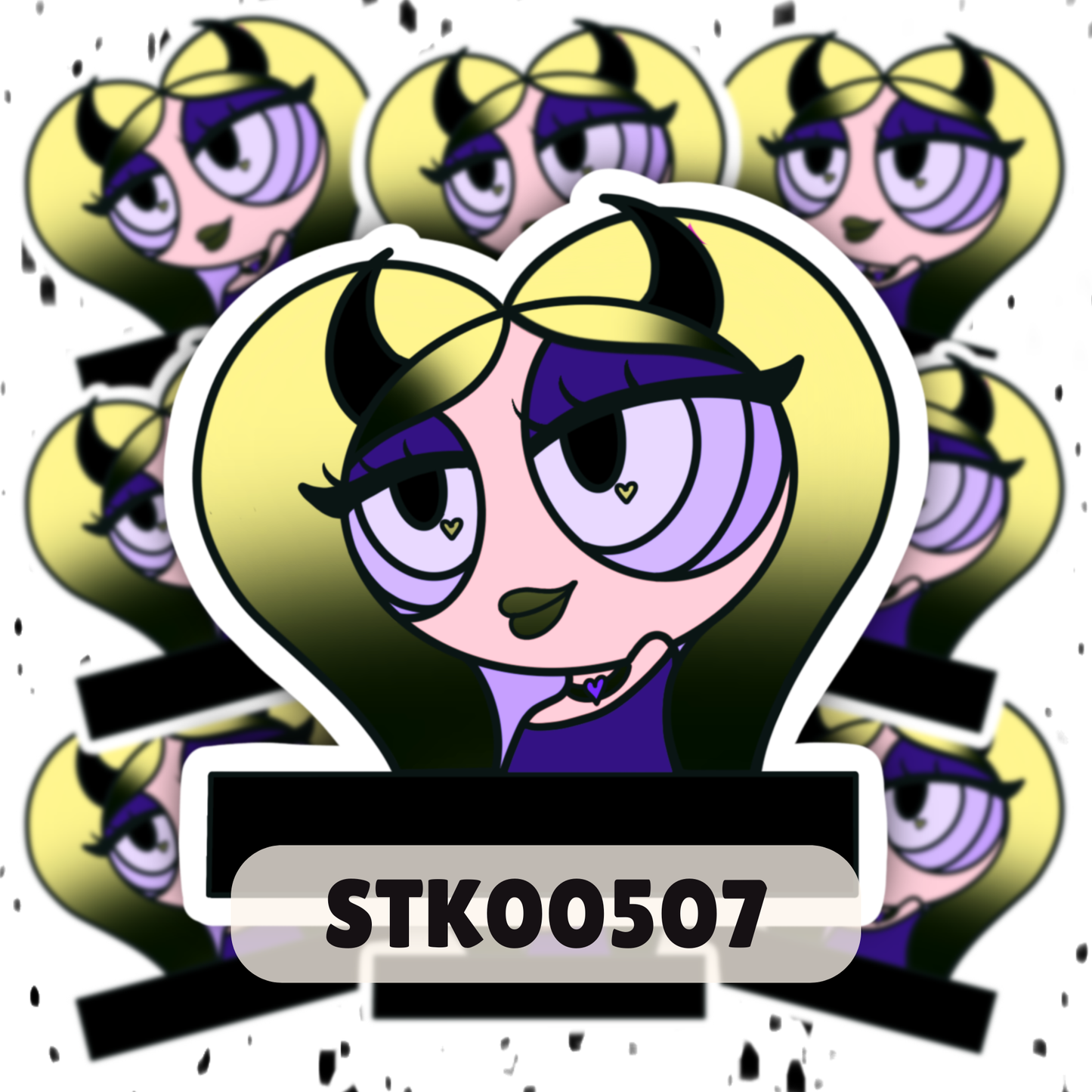 Devilish Beauty Stickers ~ Halloween Collection