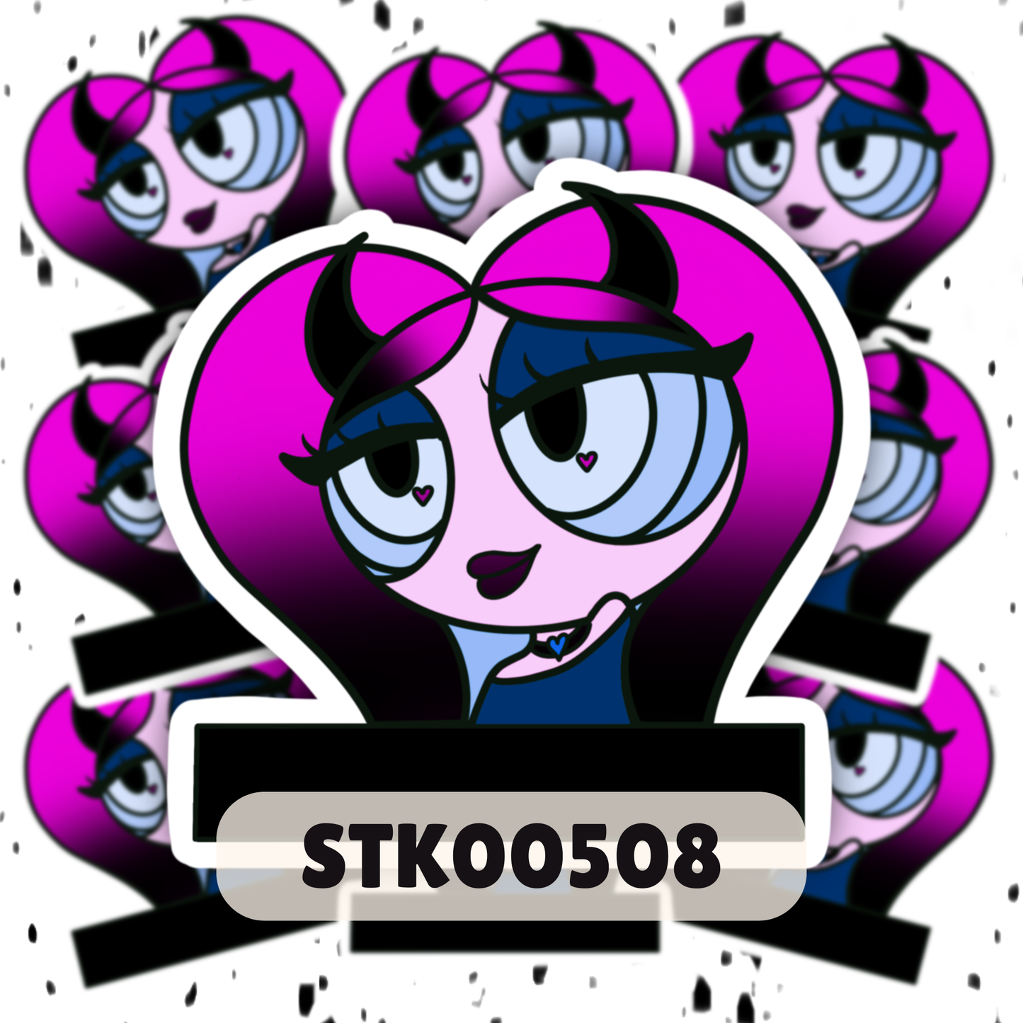 Devilish Beauty Stickers ~ Halloween Collection