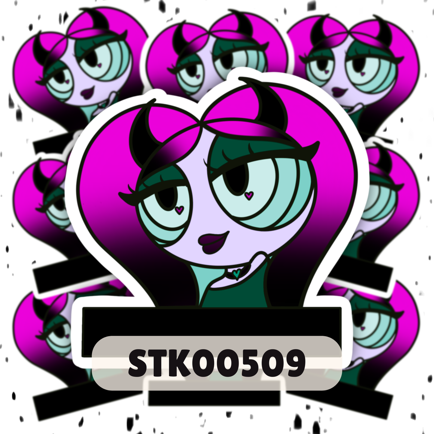 Devilish Beauty Stickers ~ Halloween Collection