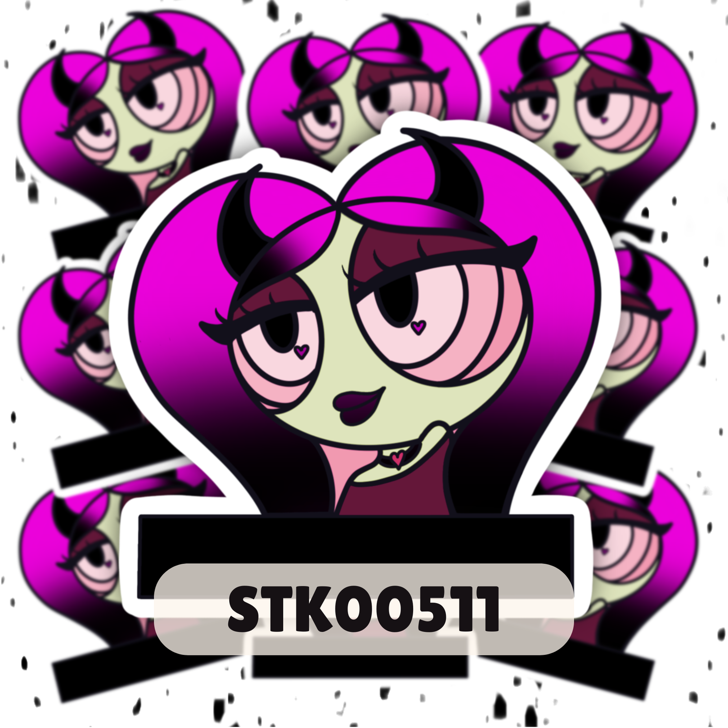 Devilish Beauty Stickers ~ Halloween Collection