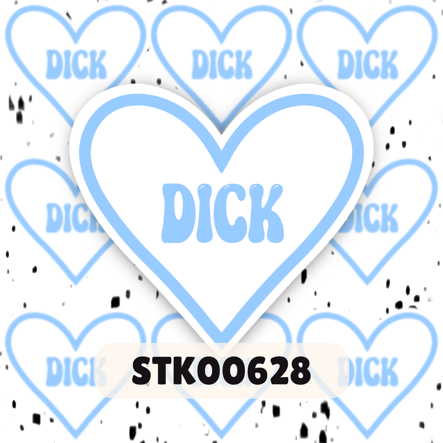 I Love Dihh Stickers
