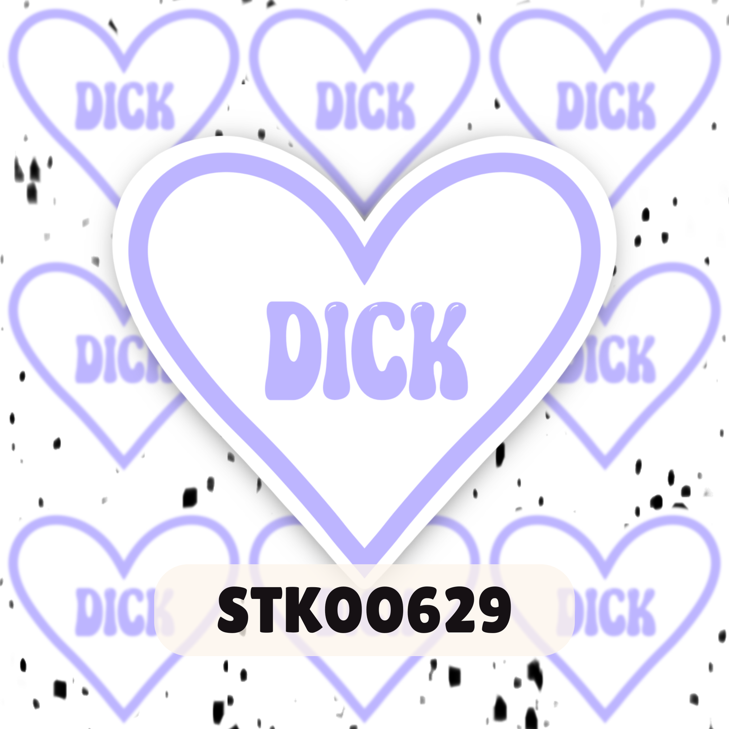 I Love Dihh Stickers