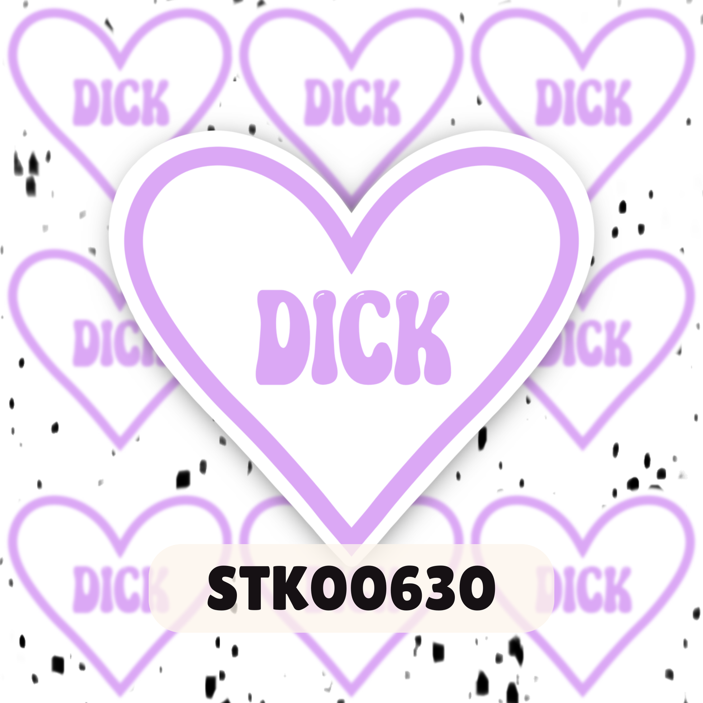 I Love Dihh Stickers