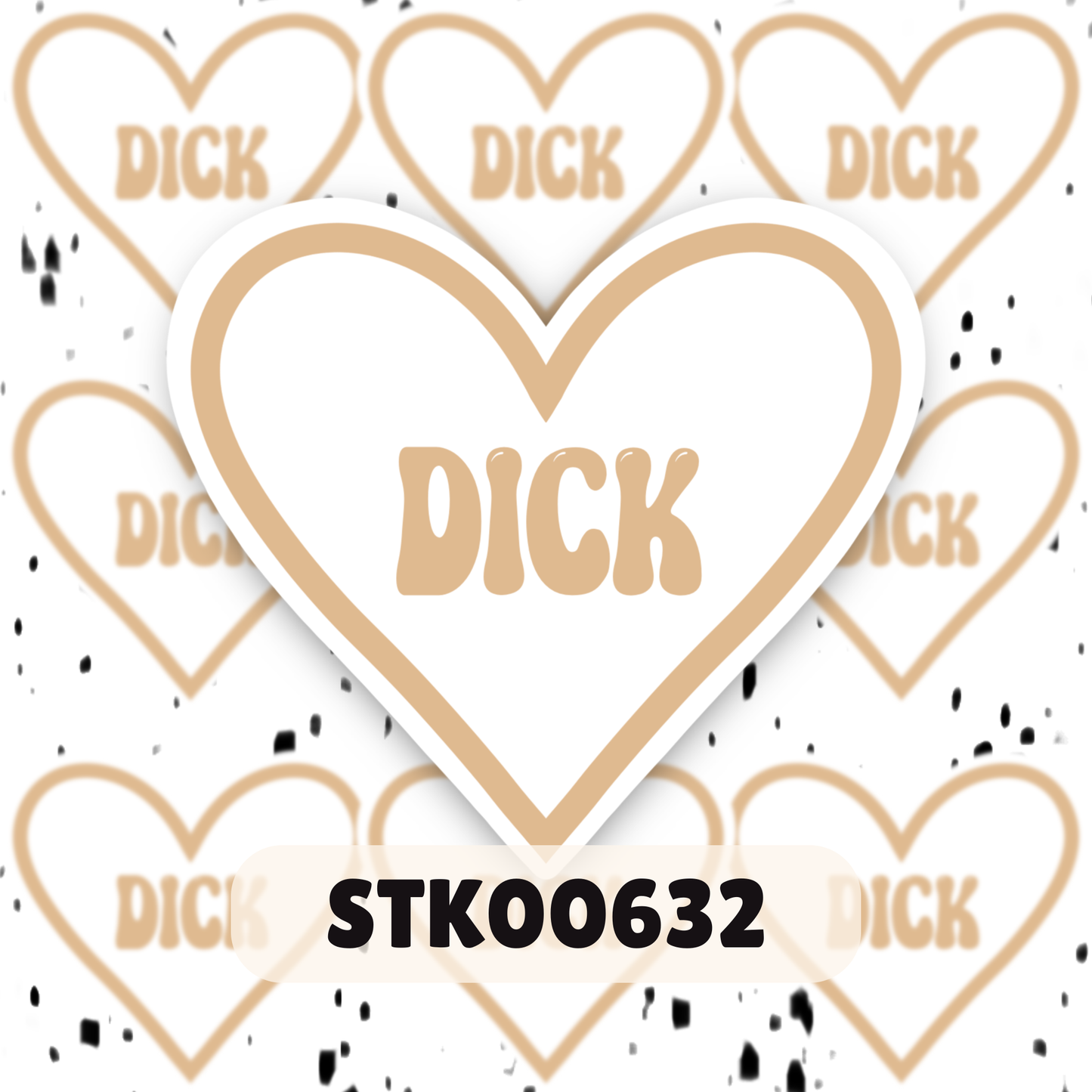 I Love Dihh Stickers