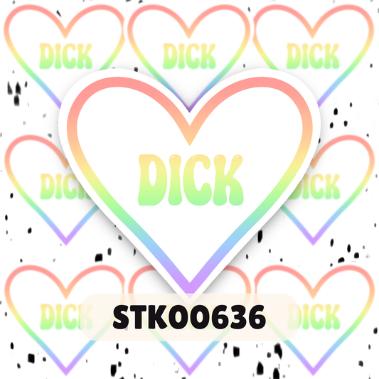 I Love Dihh Stickers