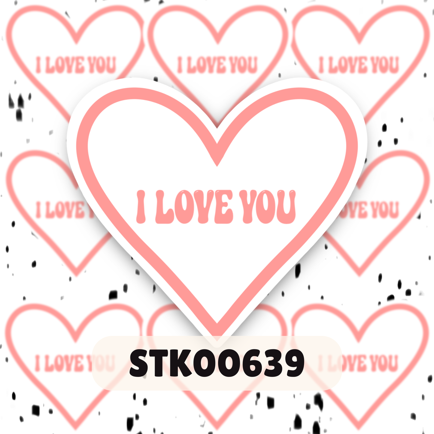 I Love You Stickers