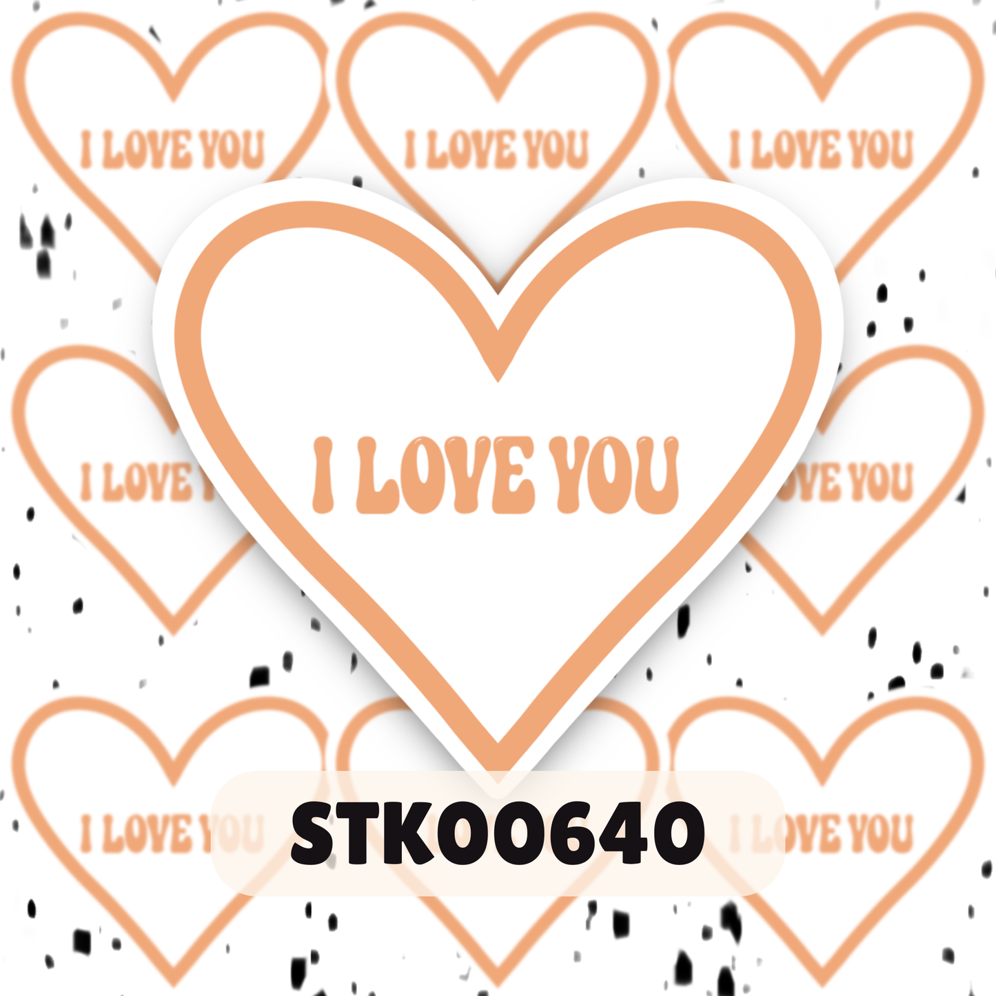 I Love You Stickers