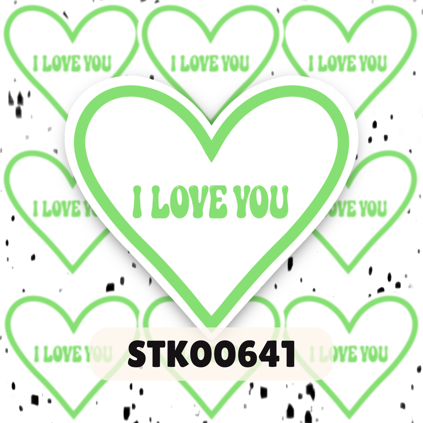 I Love You Stickers