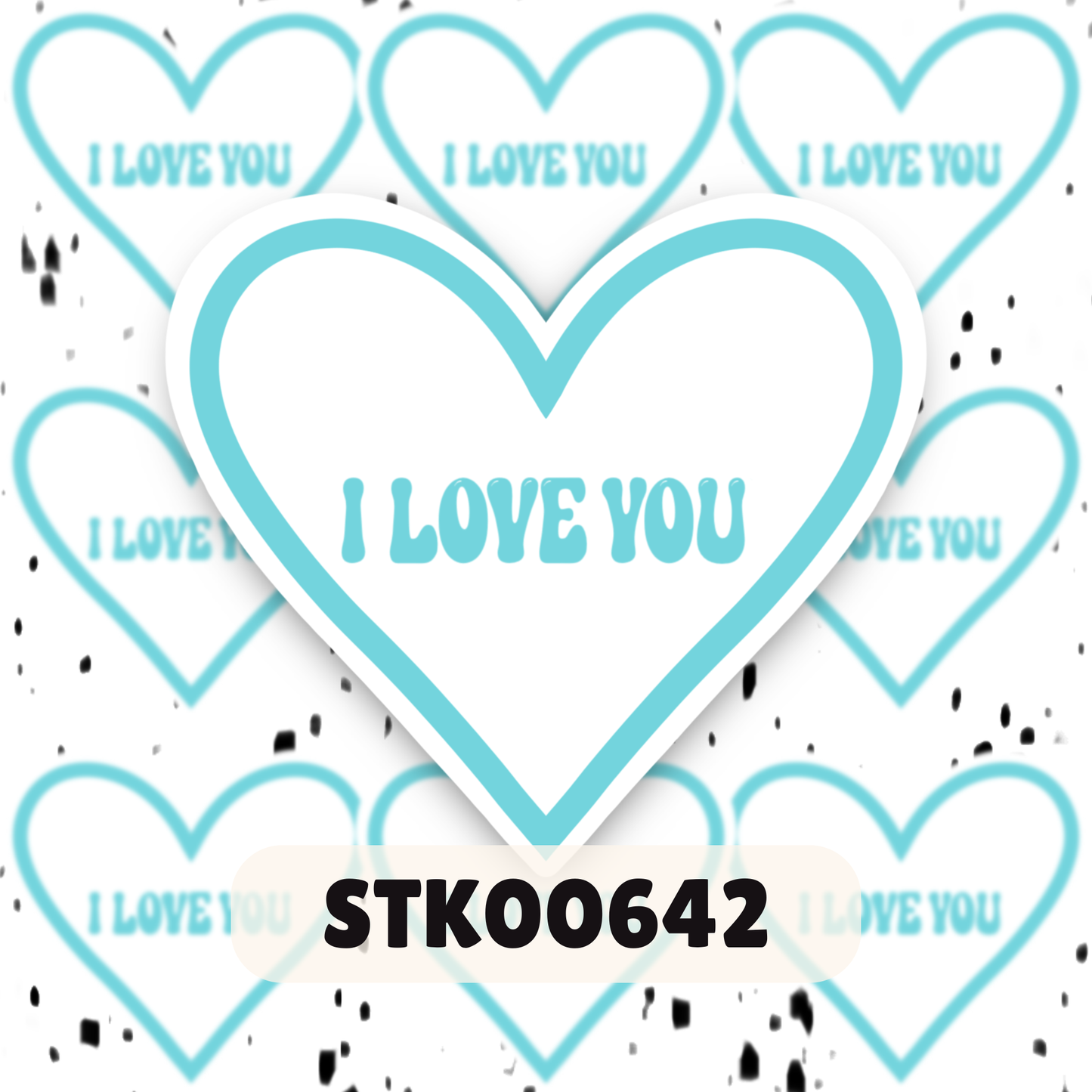 I Love You Stickers