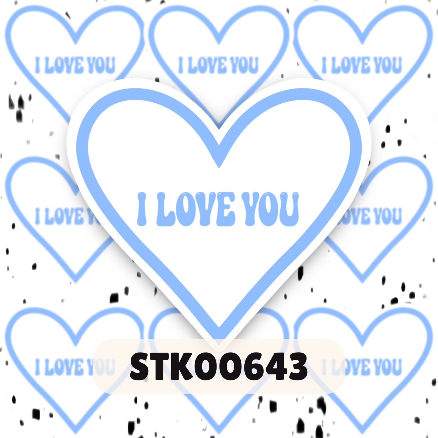 I Love You Stickers