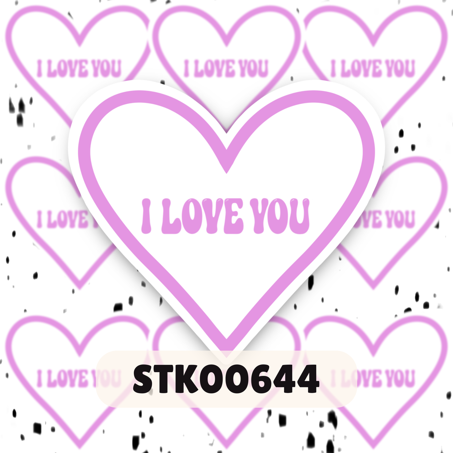 I Love You Stickers