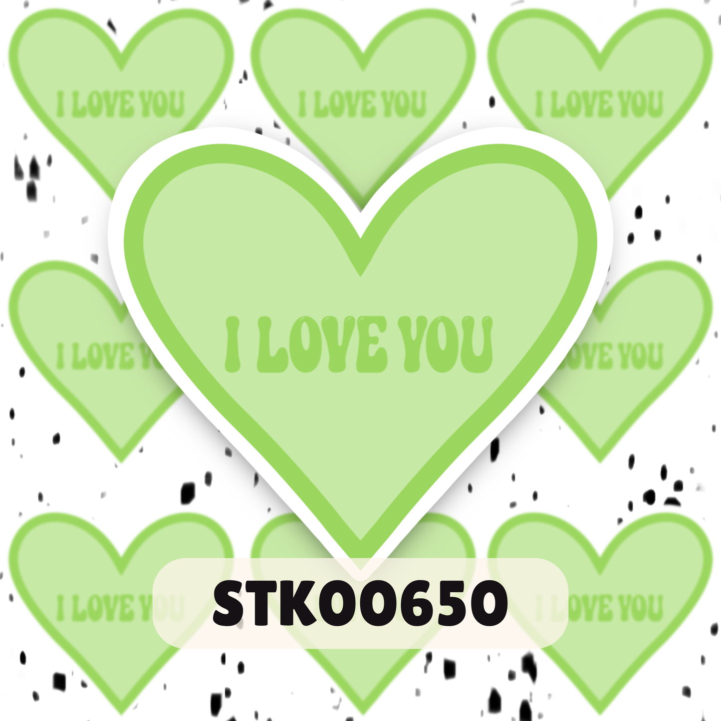I Love You Stickers