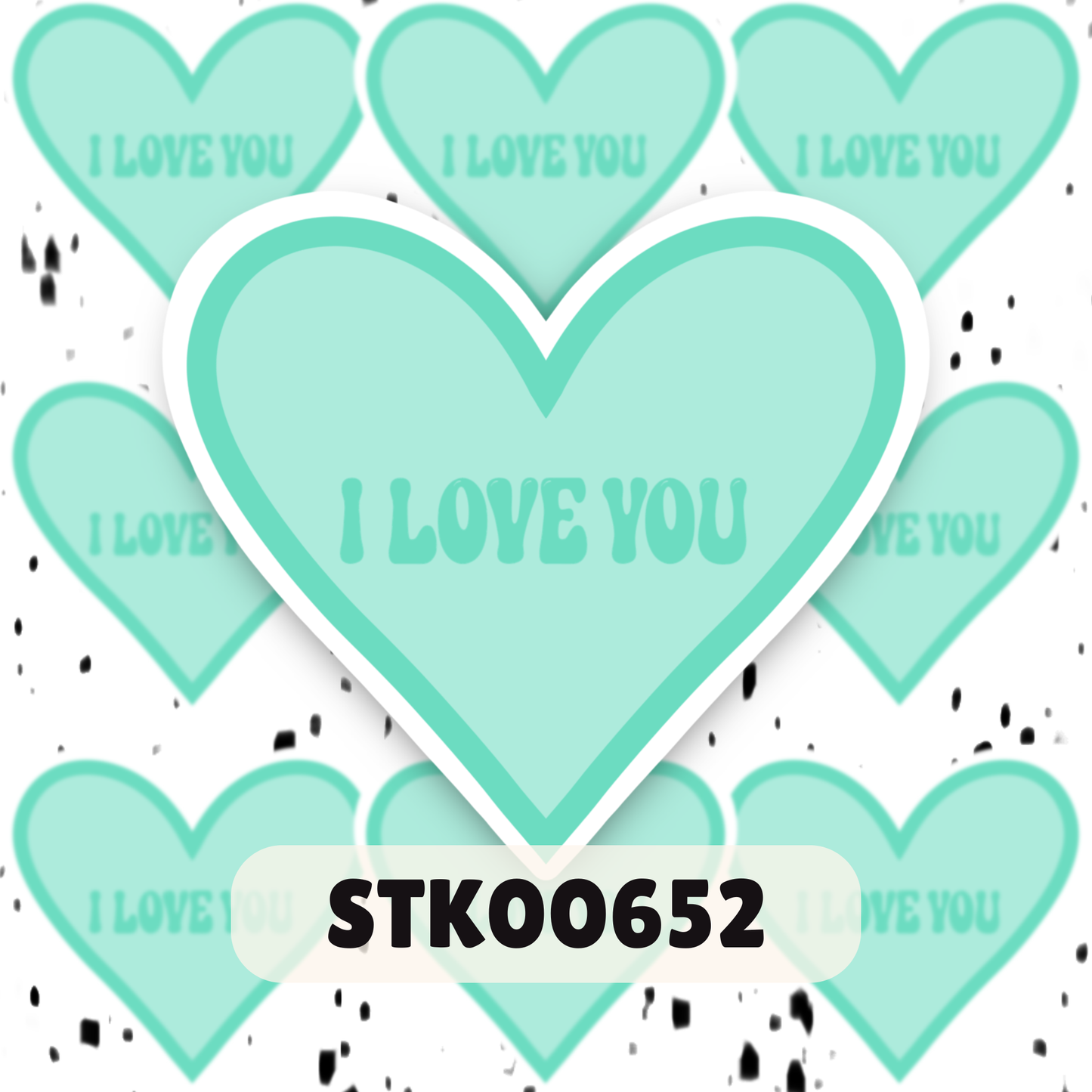 I Love You Stickers