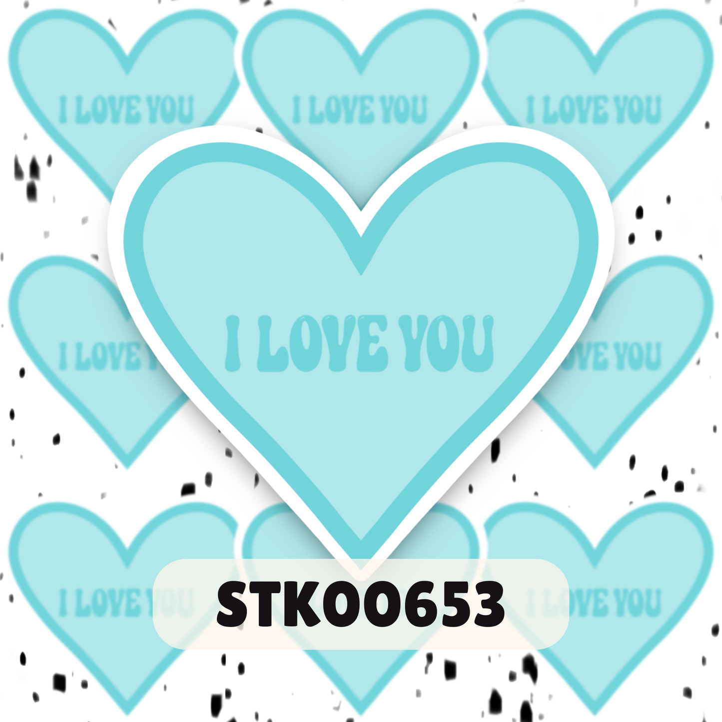 I Love You Stickers