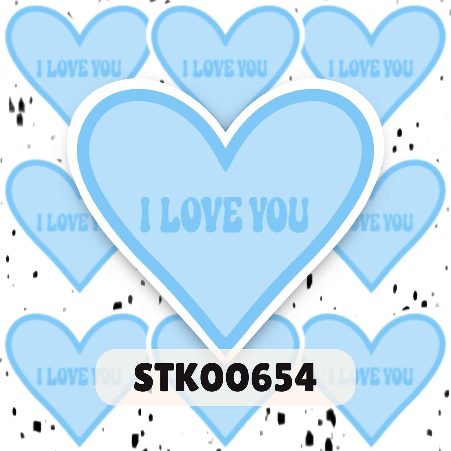I Love You Stickers