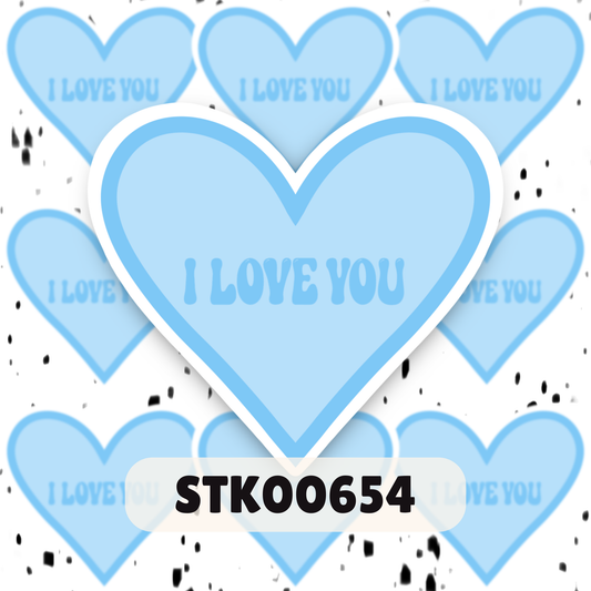 I Love You Stickers