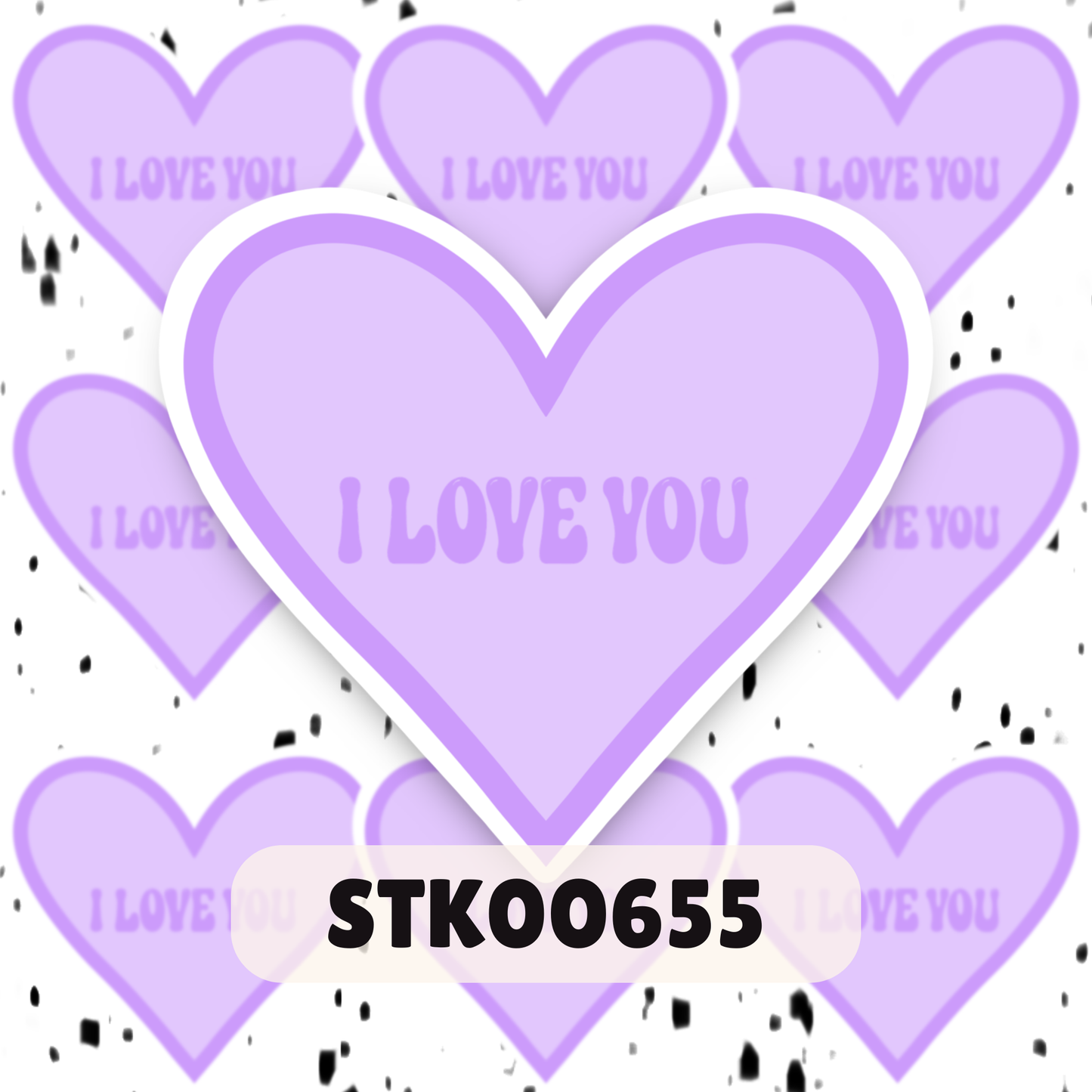 I Love You Stickers
