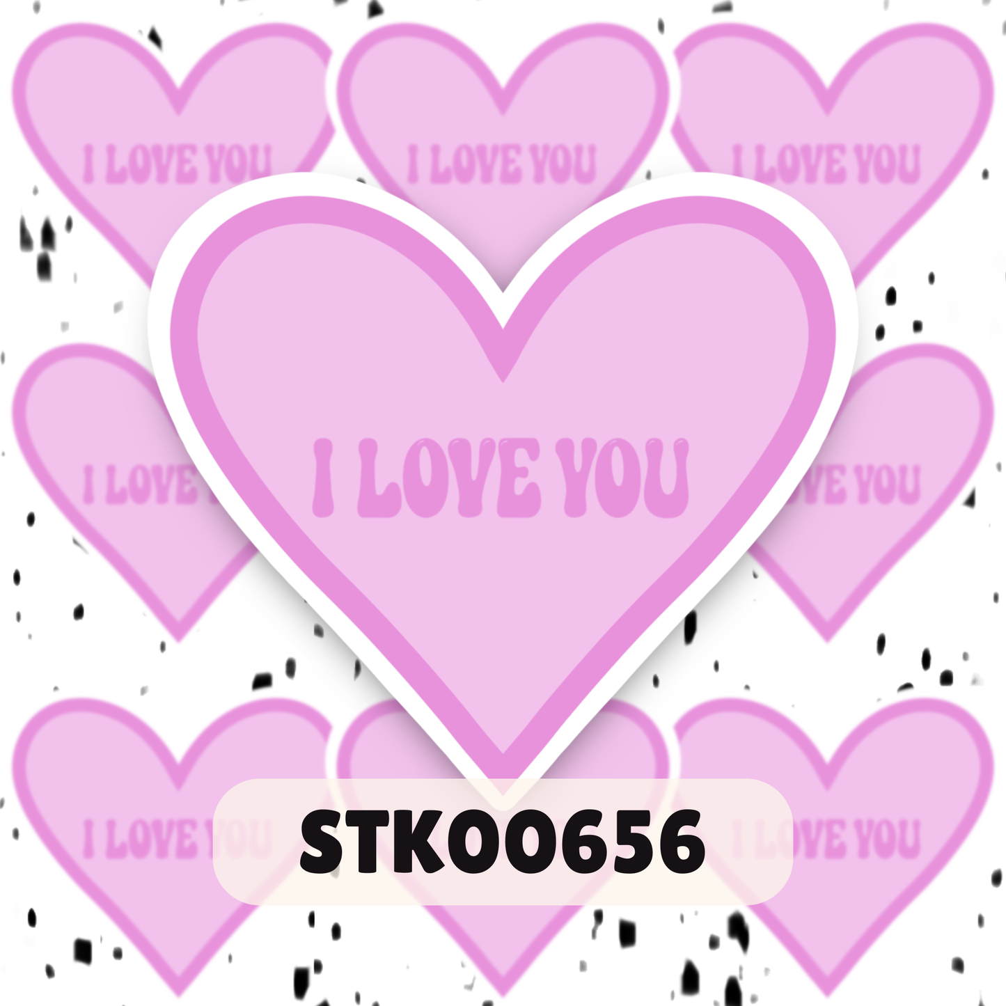 I Love You Stickers