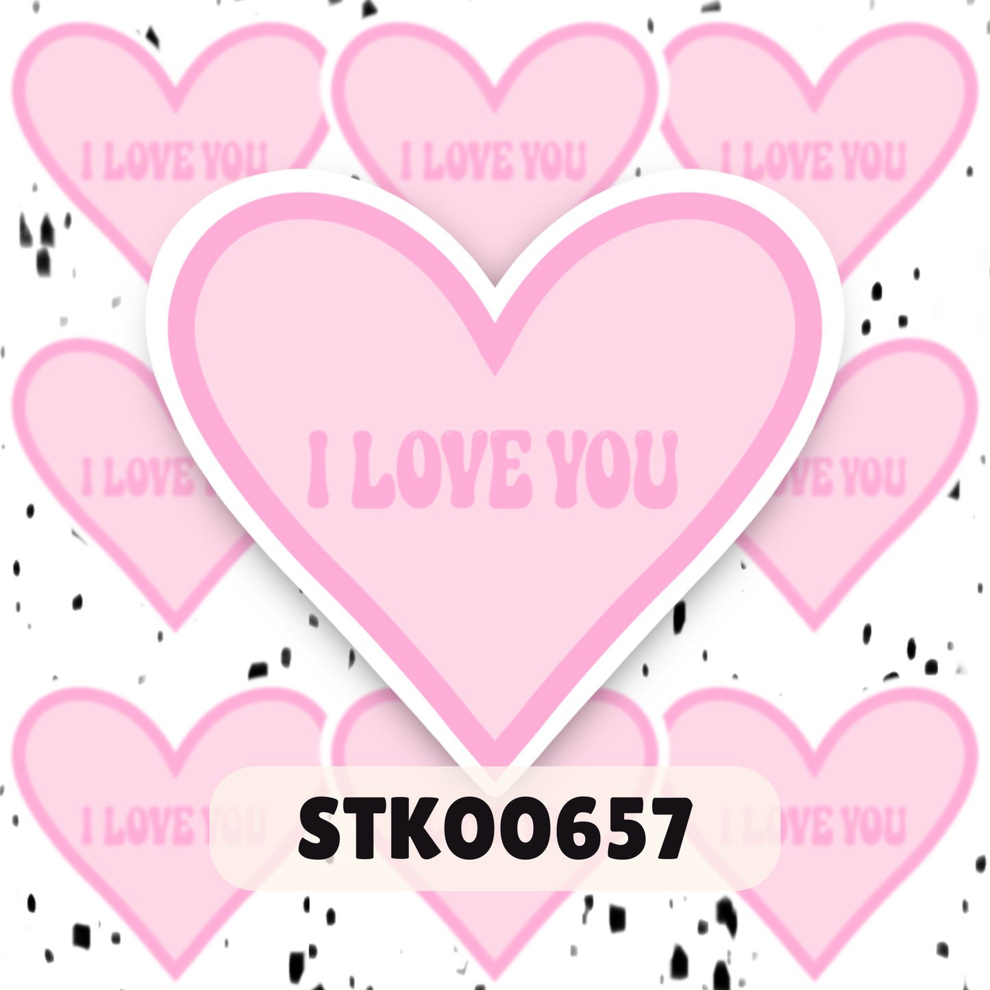 I Love You Stickers