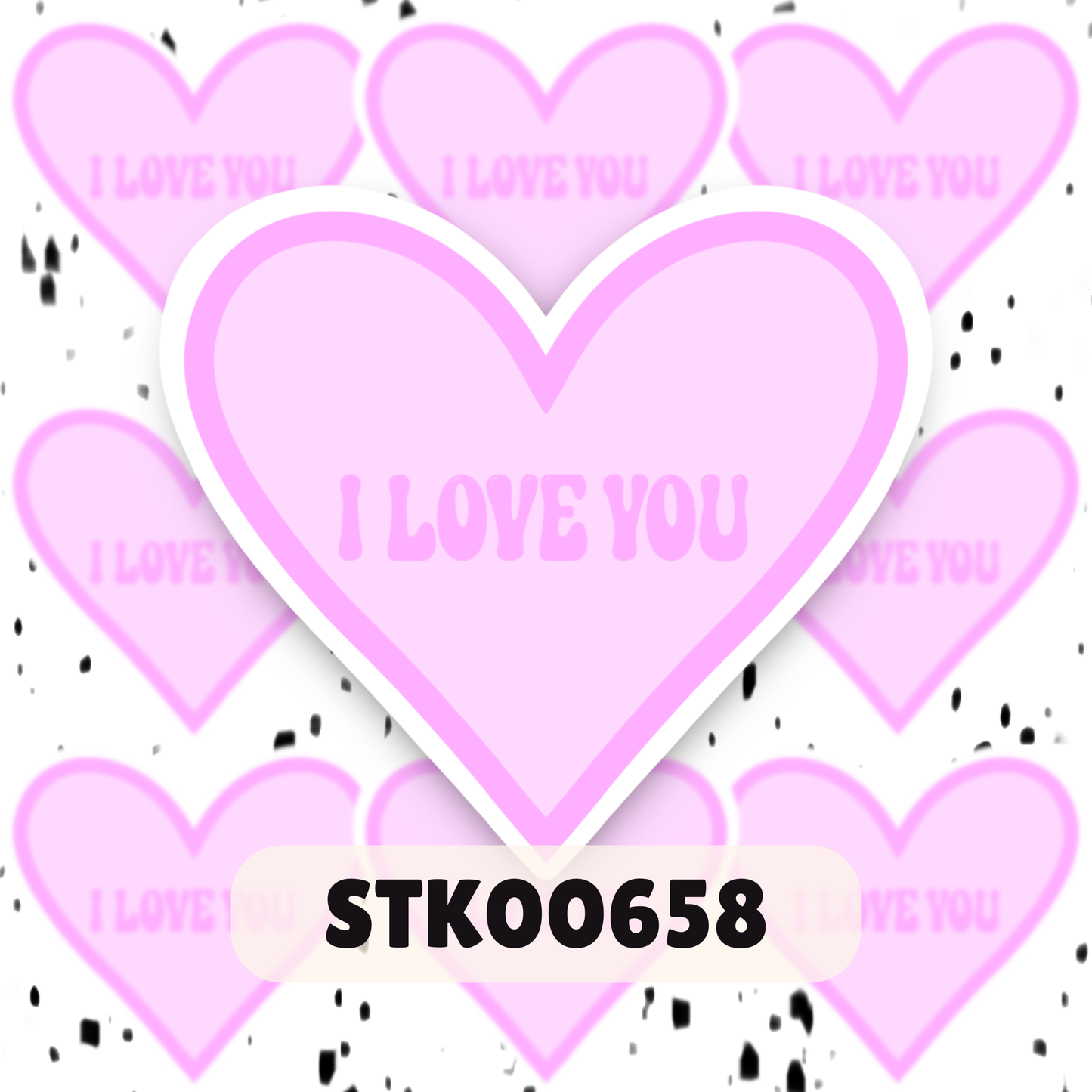 I Love You Stickers