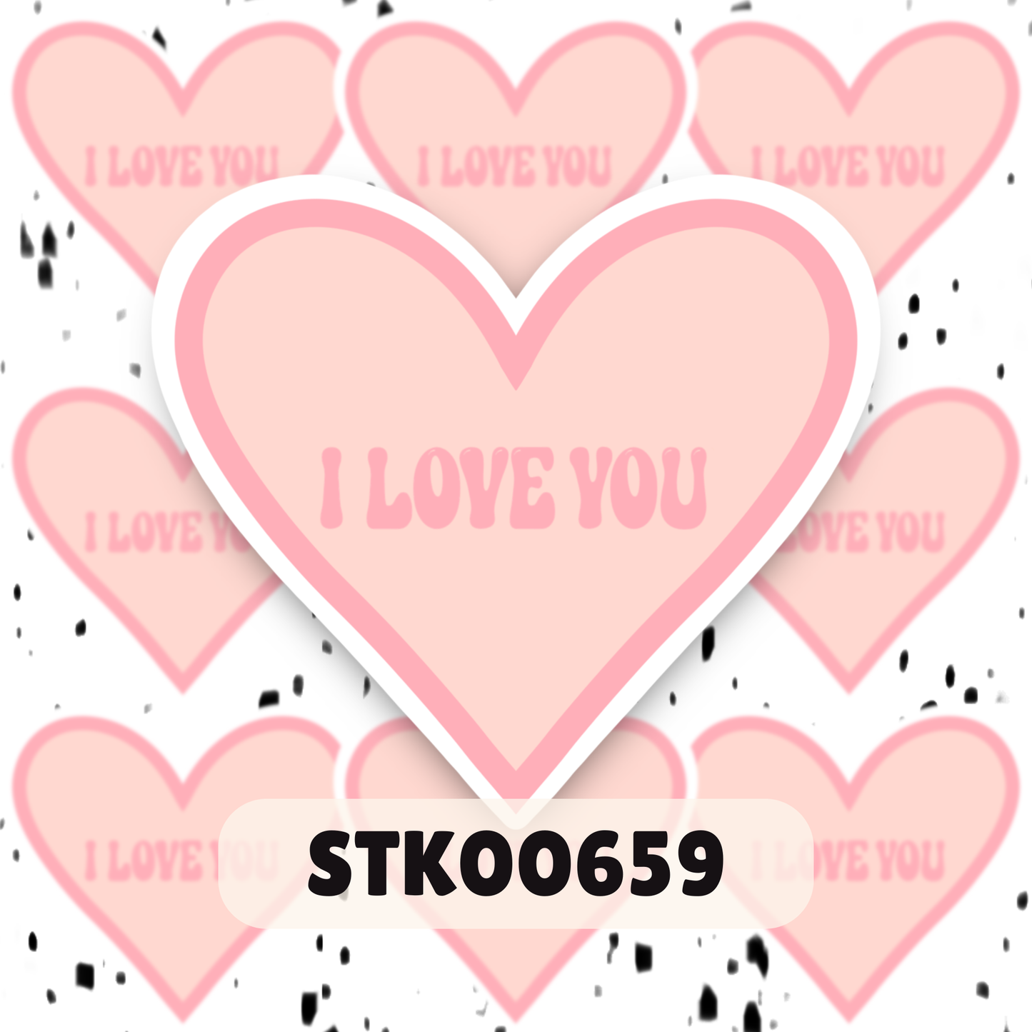 I Love You Stickers