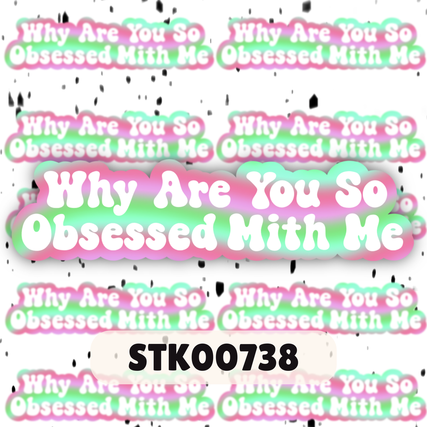 Obsessed Stickers
