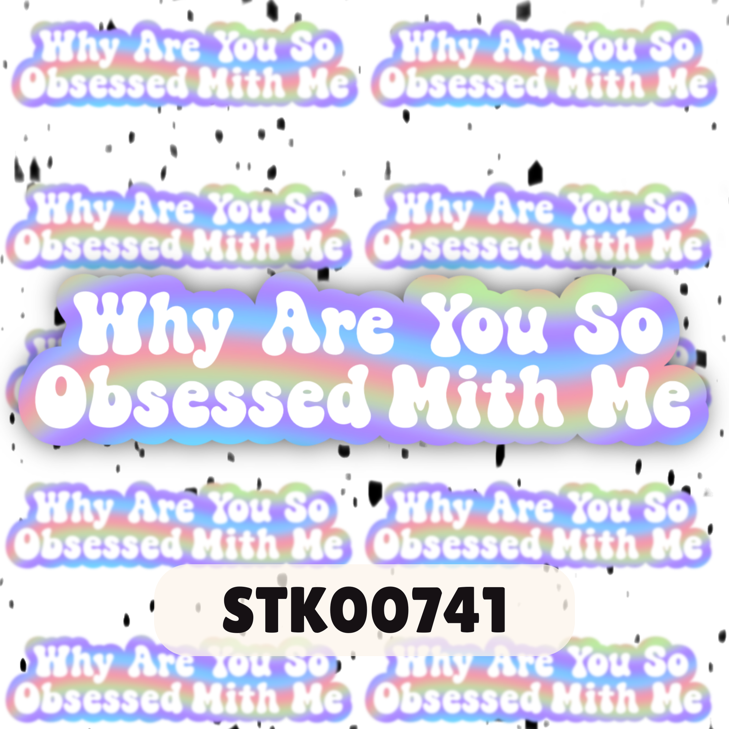Obsessed Stickers