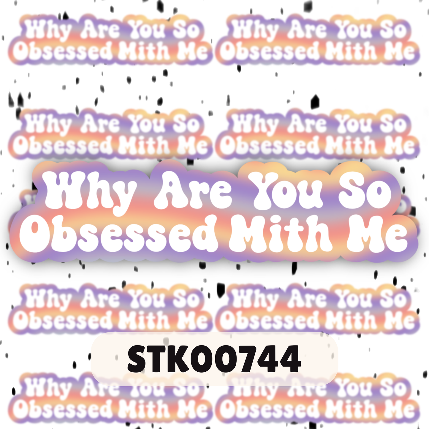 Obsessed Stickers