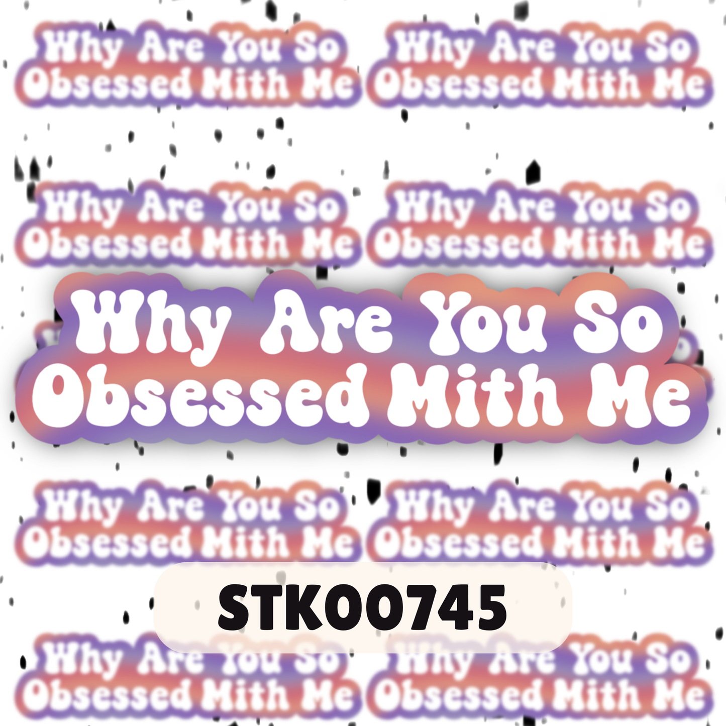 Obsessed Stickers