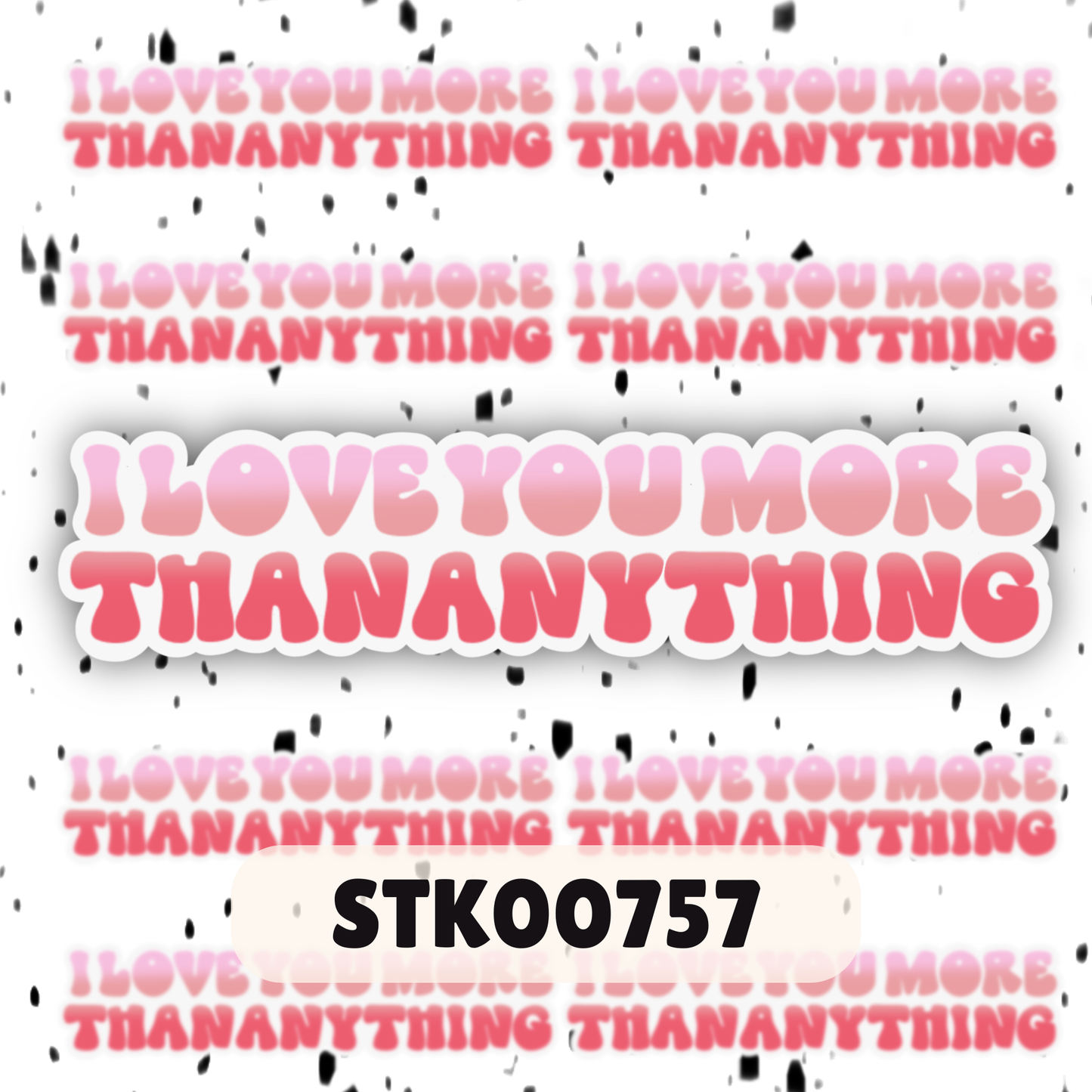 I Love You Stickers