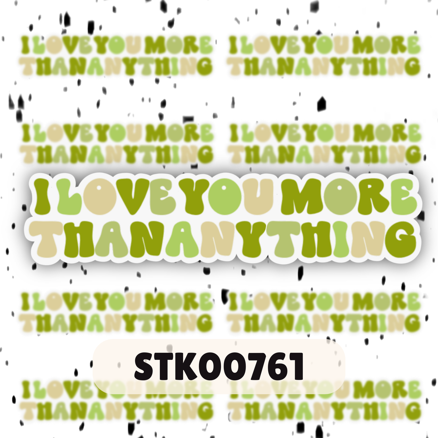 I Love You Stickers