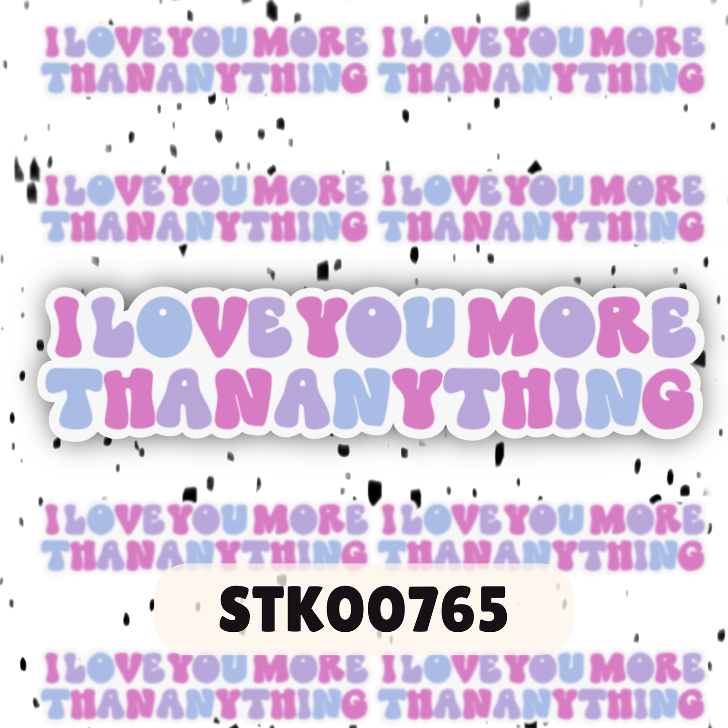 I Love You Stickers