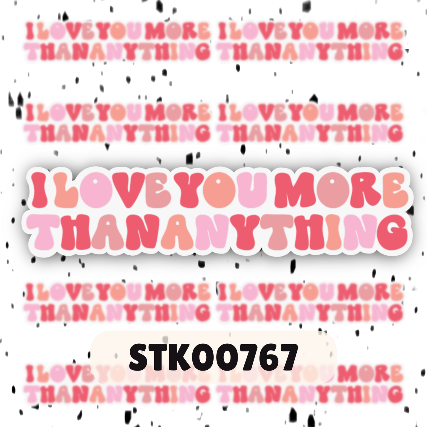 I Love You Stickers