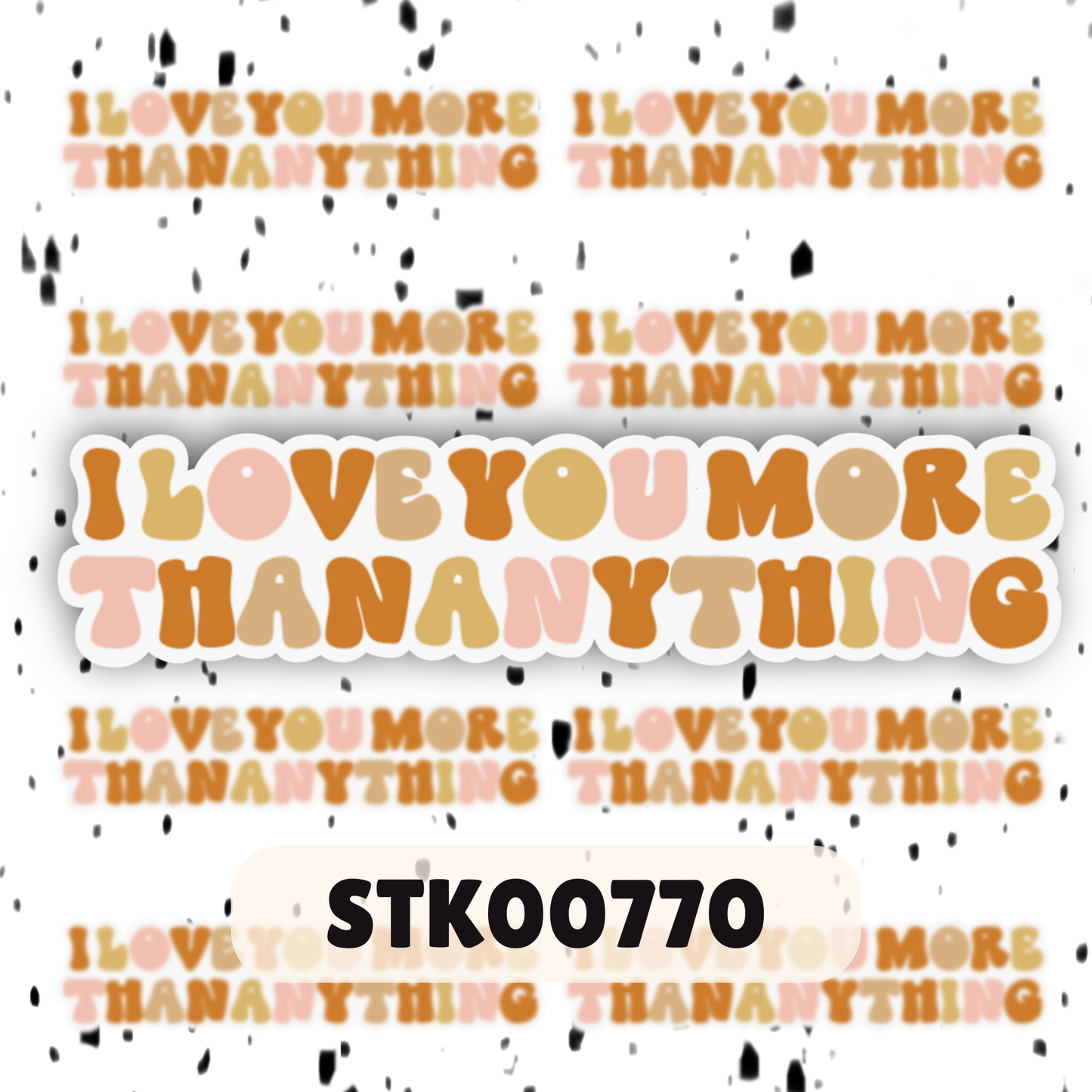 I Love You Stickers