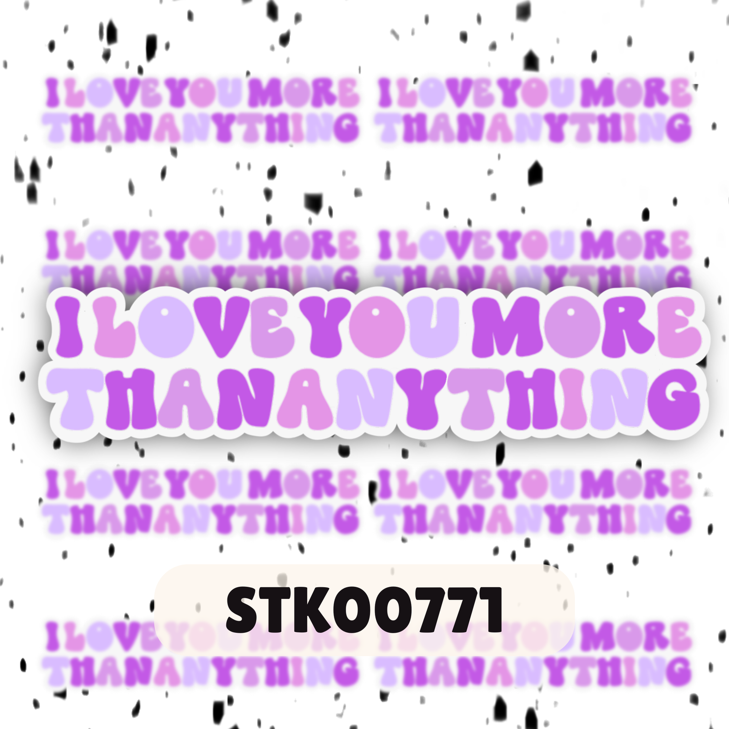 I Love You Stickers