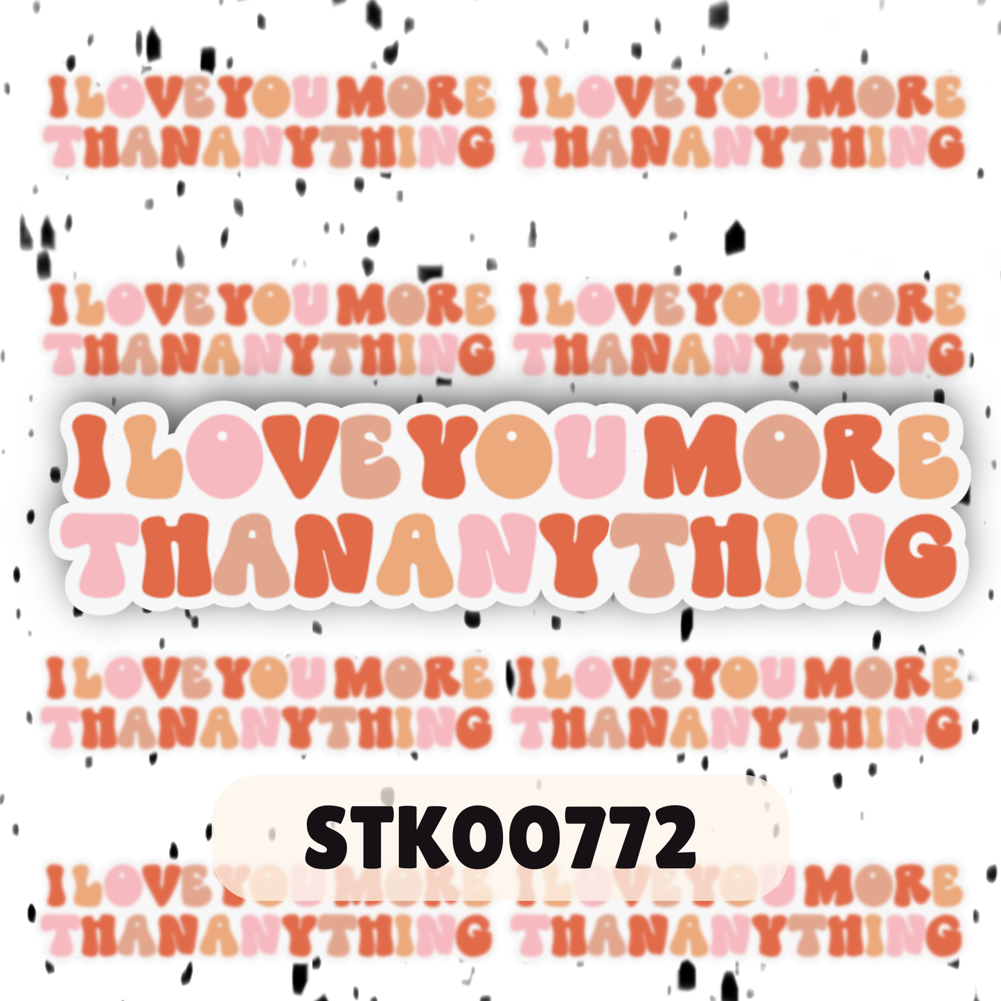 I Love You Stickers