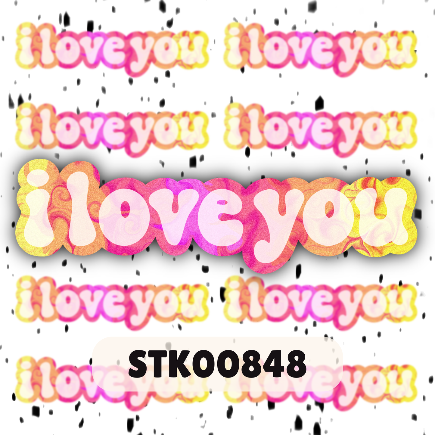I Love You  Stickers