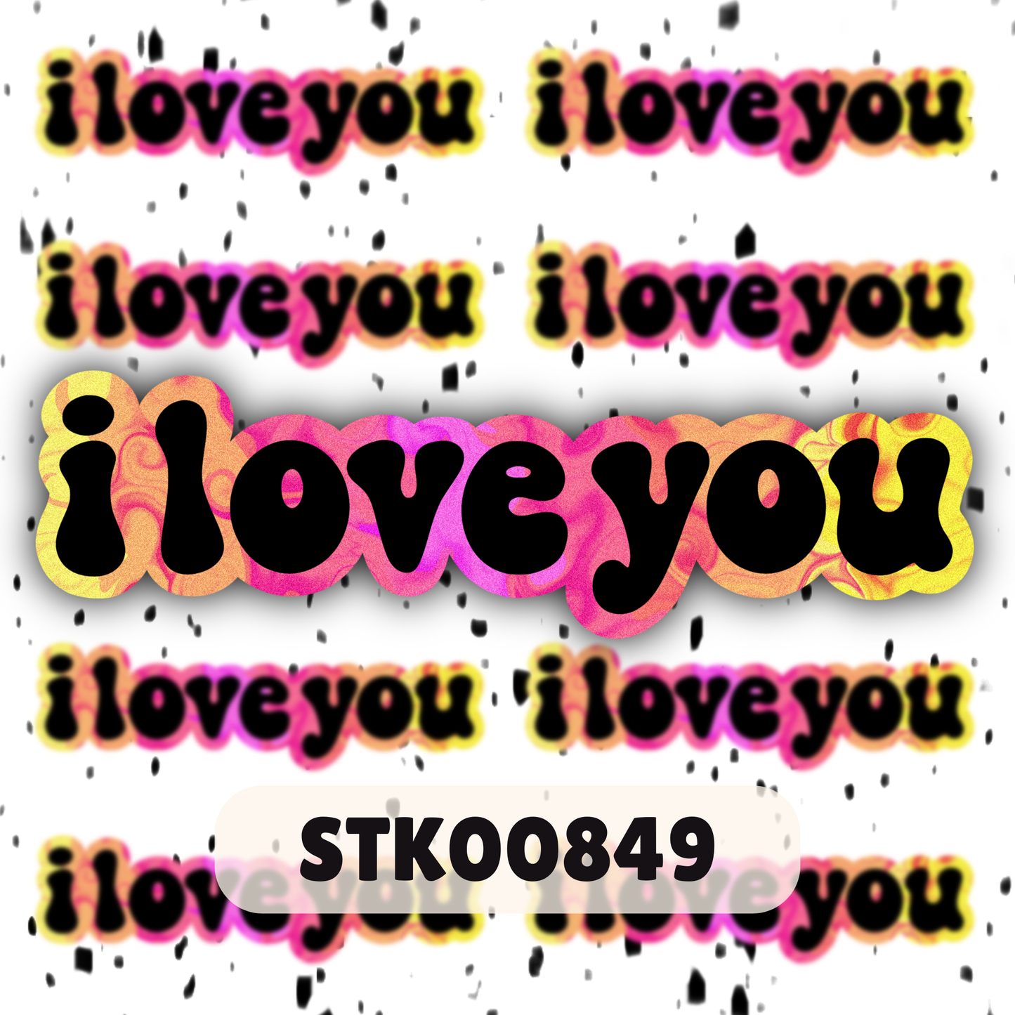 I Love You  Stickers