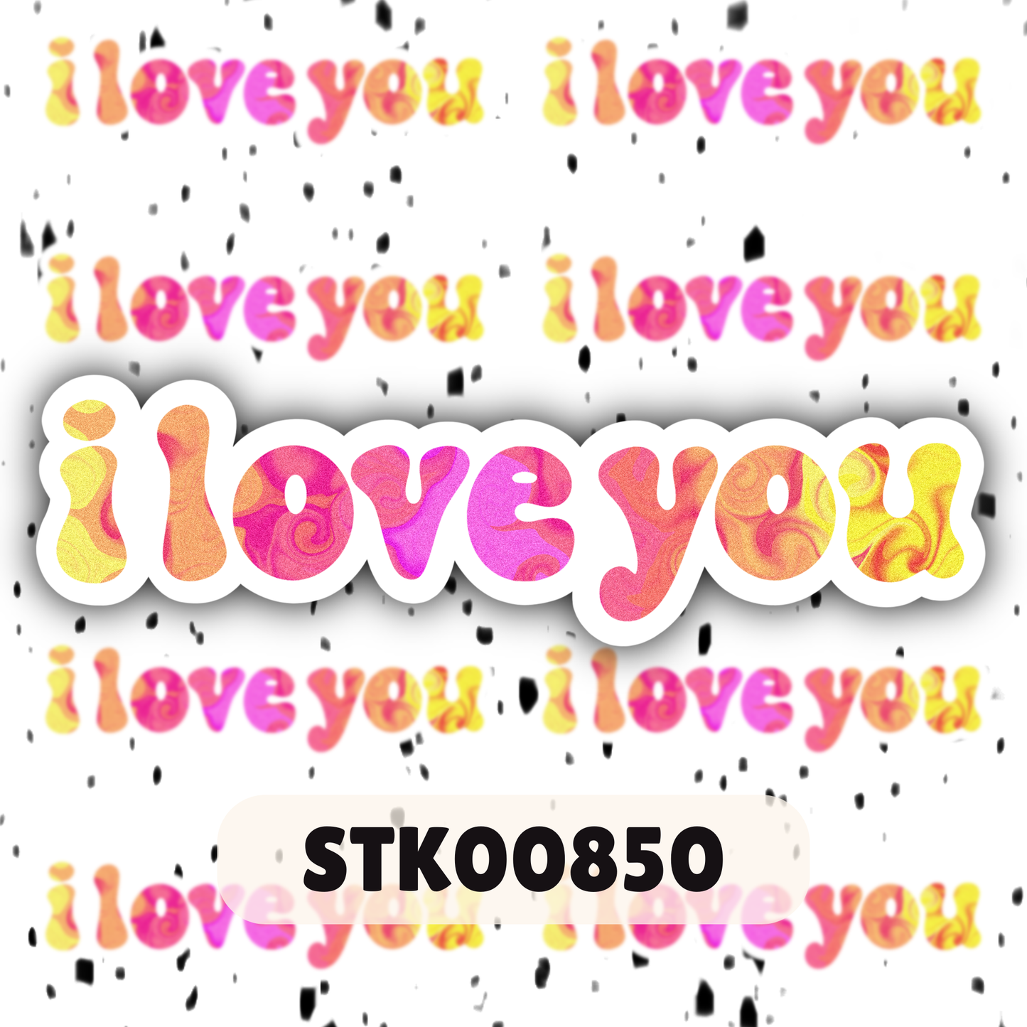 I Love You  Stickers