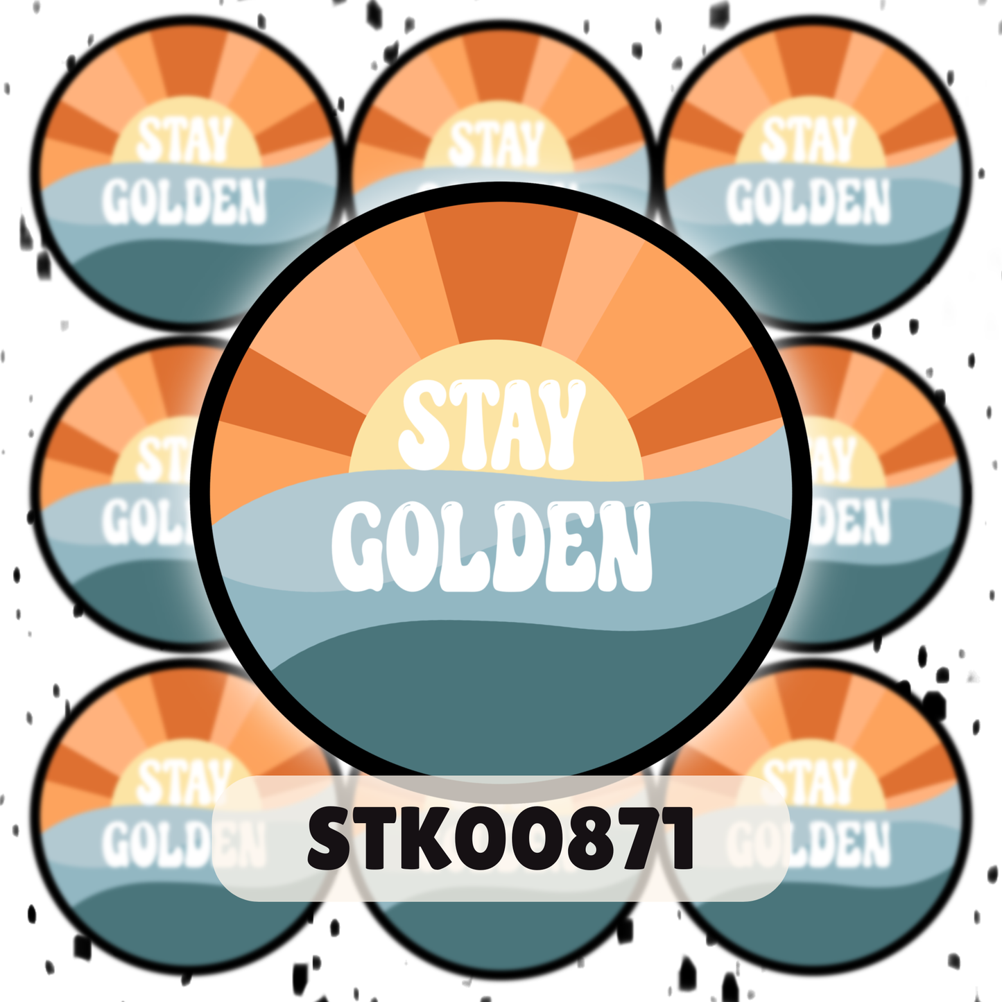 Stay Golden Sticker