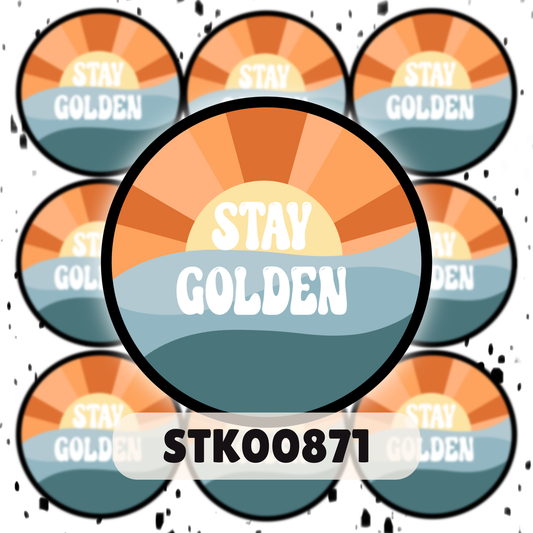 Stay Golden Sticker