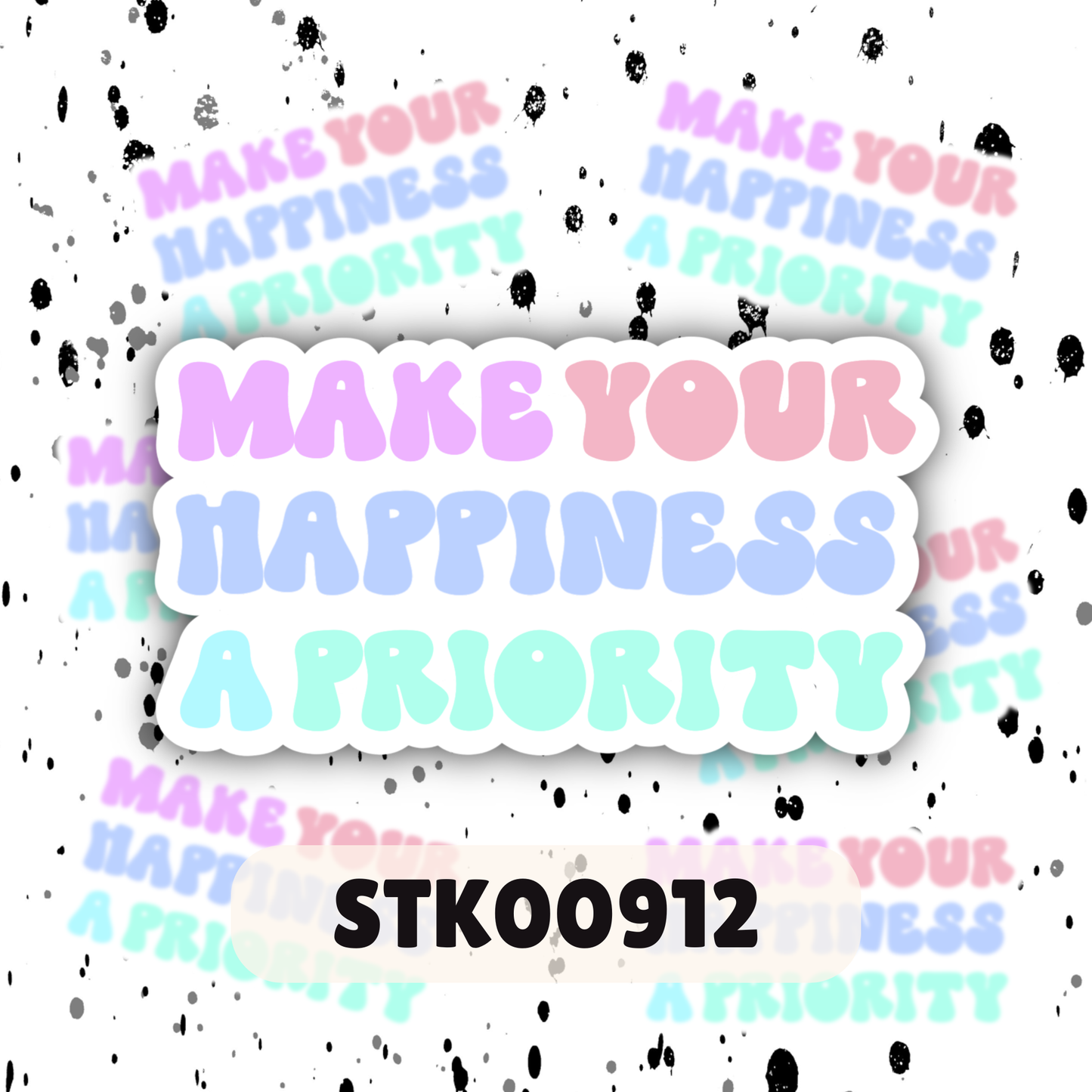 Happiness Matters Stickers